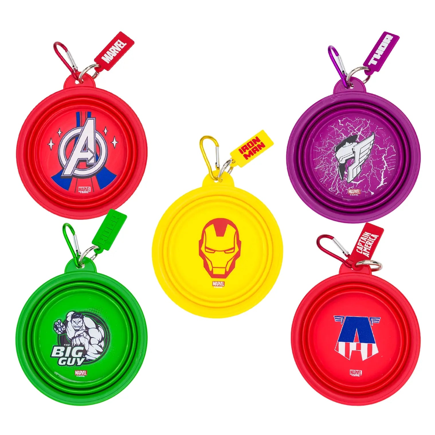 Taza Plegable para Mascotas Marvel, Diseños Surtidos