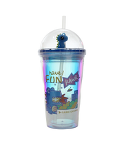 Vaso Plástico con Pajilla