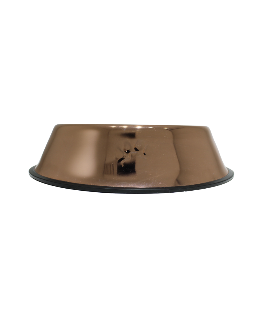 Taza P/ Mascota De Aluminio Con Borde Antideslizante 900Ml