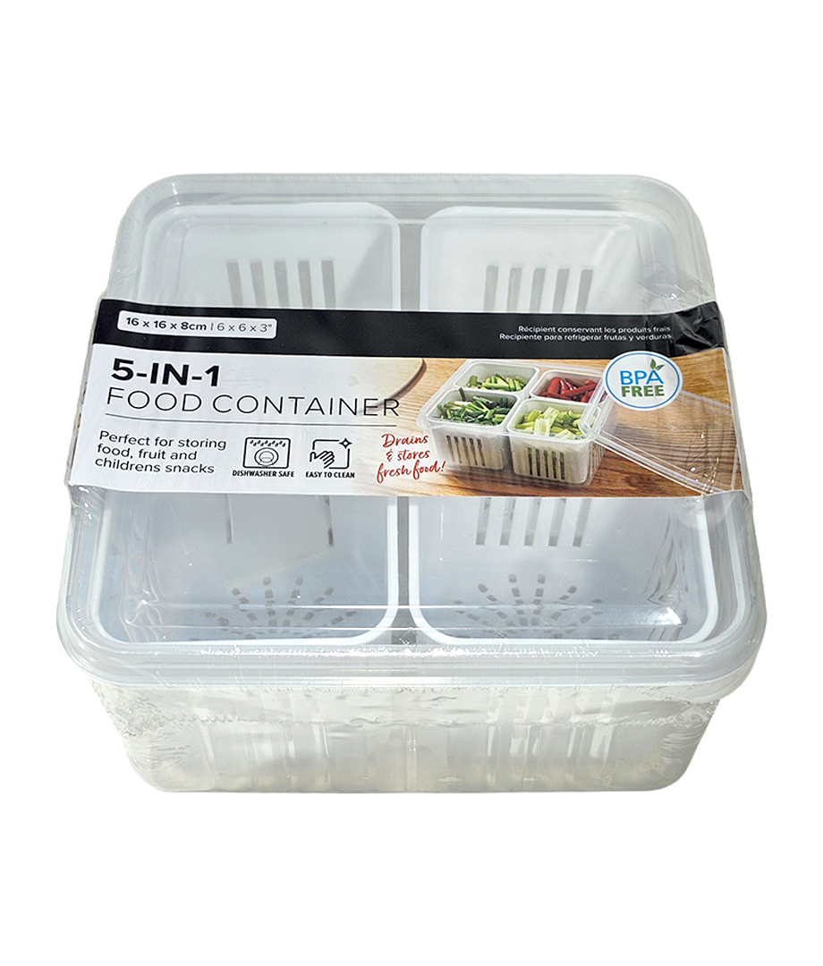 Bandeja Organizadora P/ Alimentos 4 Pcs