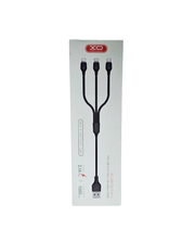 Cable Usb 3En1 Negro Xo-Nb103
