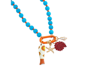 Collar Acero Inoxidable Resina