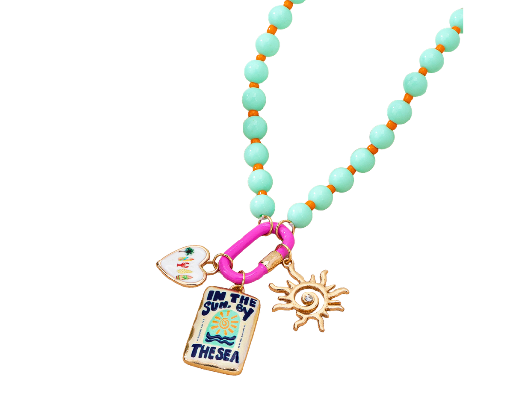 Collar Acero Inoxidable Resina