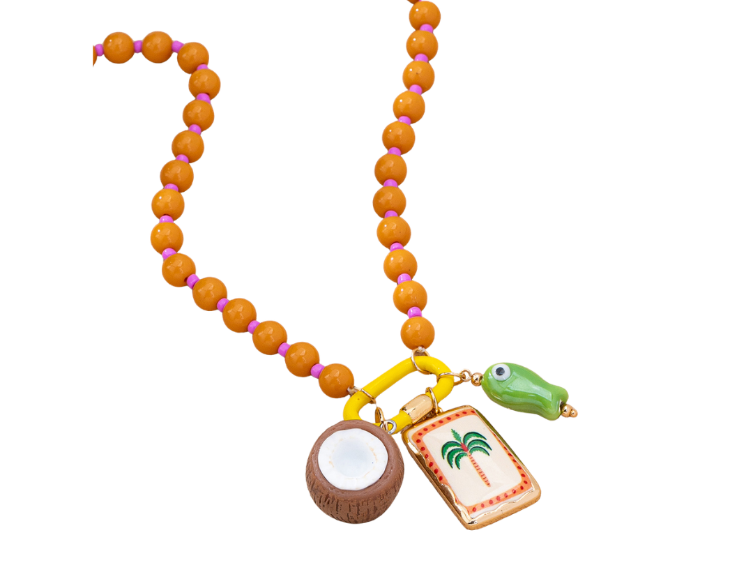 Collar Acero Inoxidable Resina