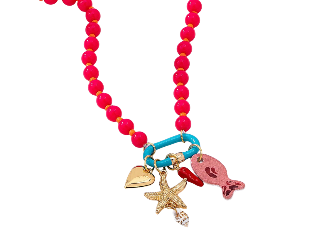 Collar Acero Inoxidable Resina
