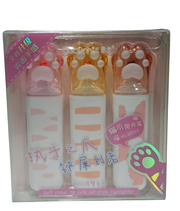 Resaltadores Huella De Gato 3 Pcs