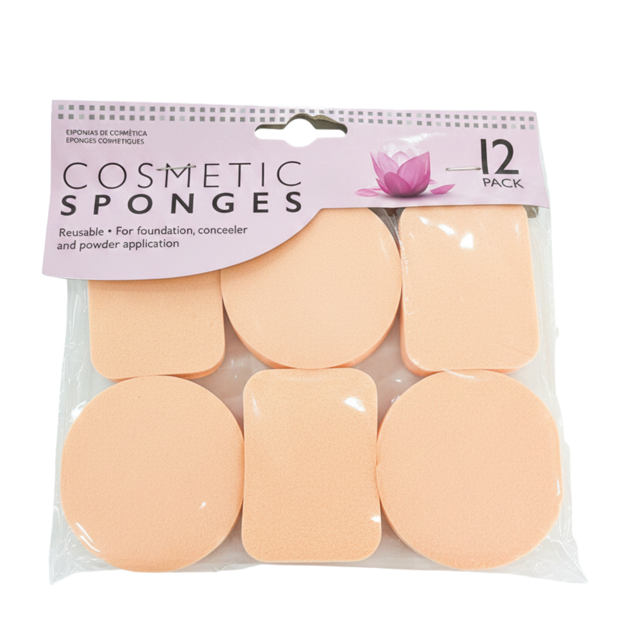 Esponja maquillaje 12pcs