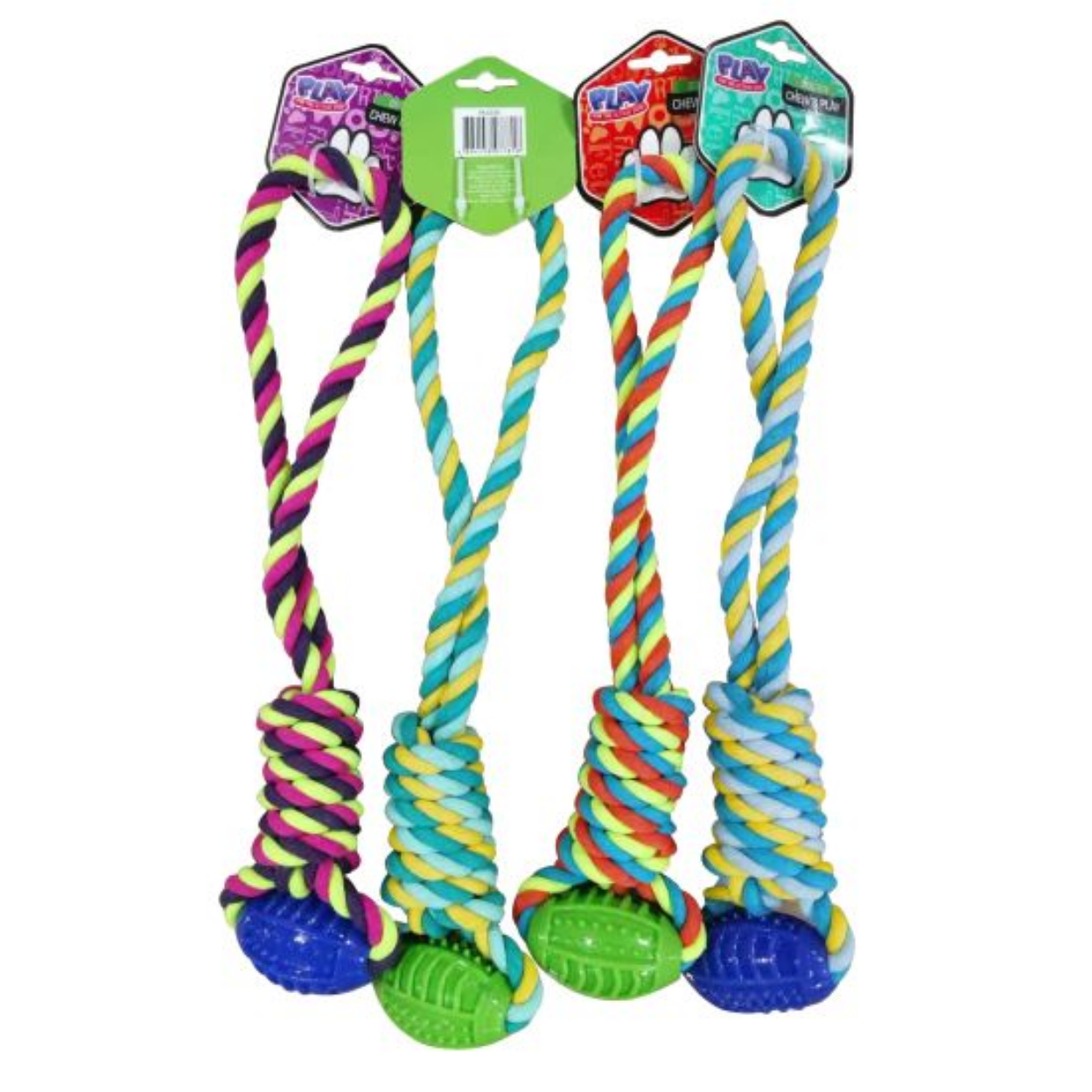Juguete Para Mascotas   Cuerda C/Accesorio De Hule