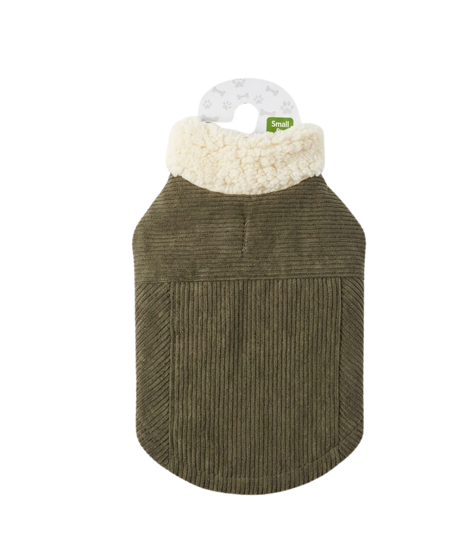 Abrigo P/Mascotas Forrado Corduroy S