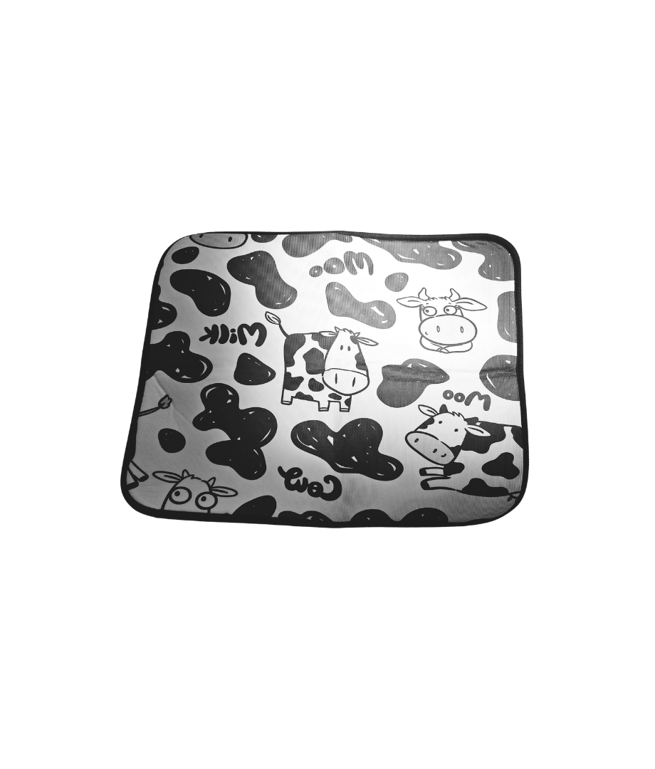 Alfombra P/Platos Vaca Antideslizante 46X61Cm