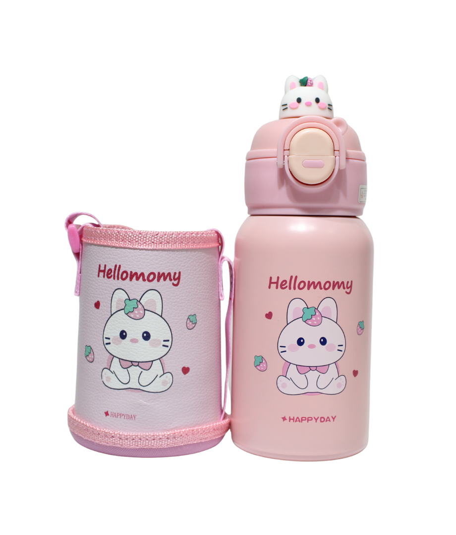 Botella P/Agua Thermica Con Bolso  500Ml Col Surt