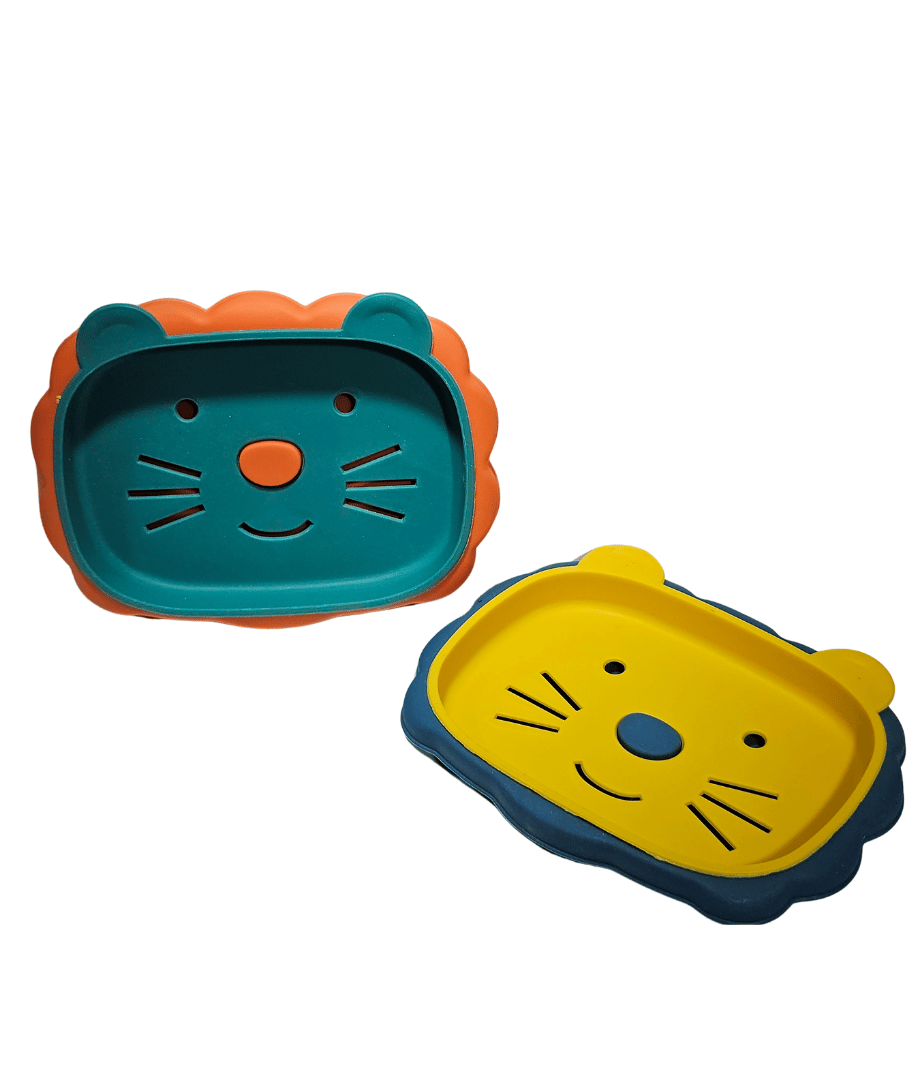 Jabonera Dec Animales Plast 2Pcs