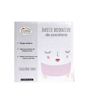 Maceta Rostro Ceramica 10Cm