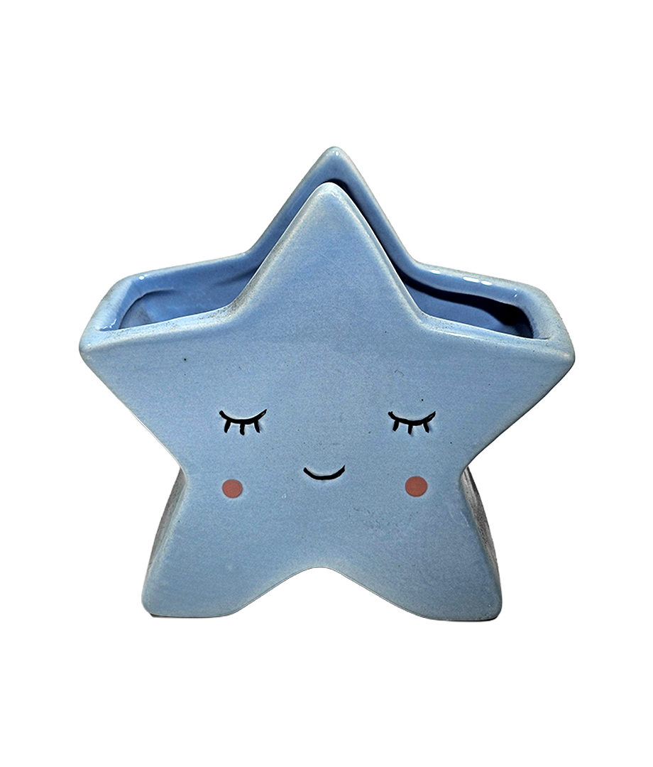 Maceta Ceramica Estrella 10Cm