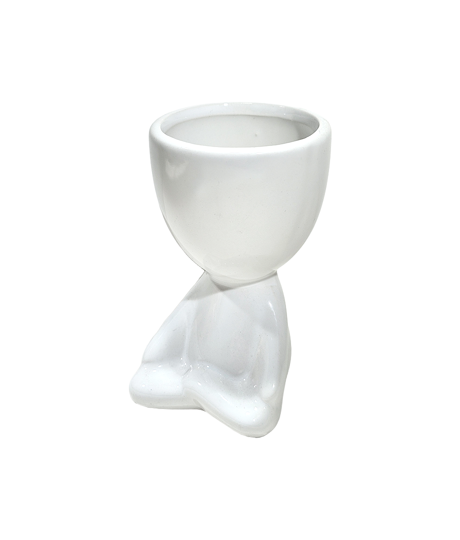 Maceta Ceramica Muñeco