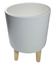 Maceta Ceramica C/Patas 23 Cm