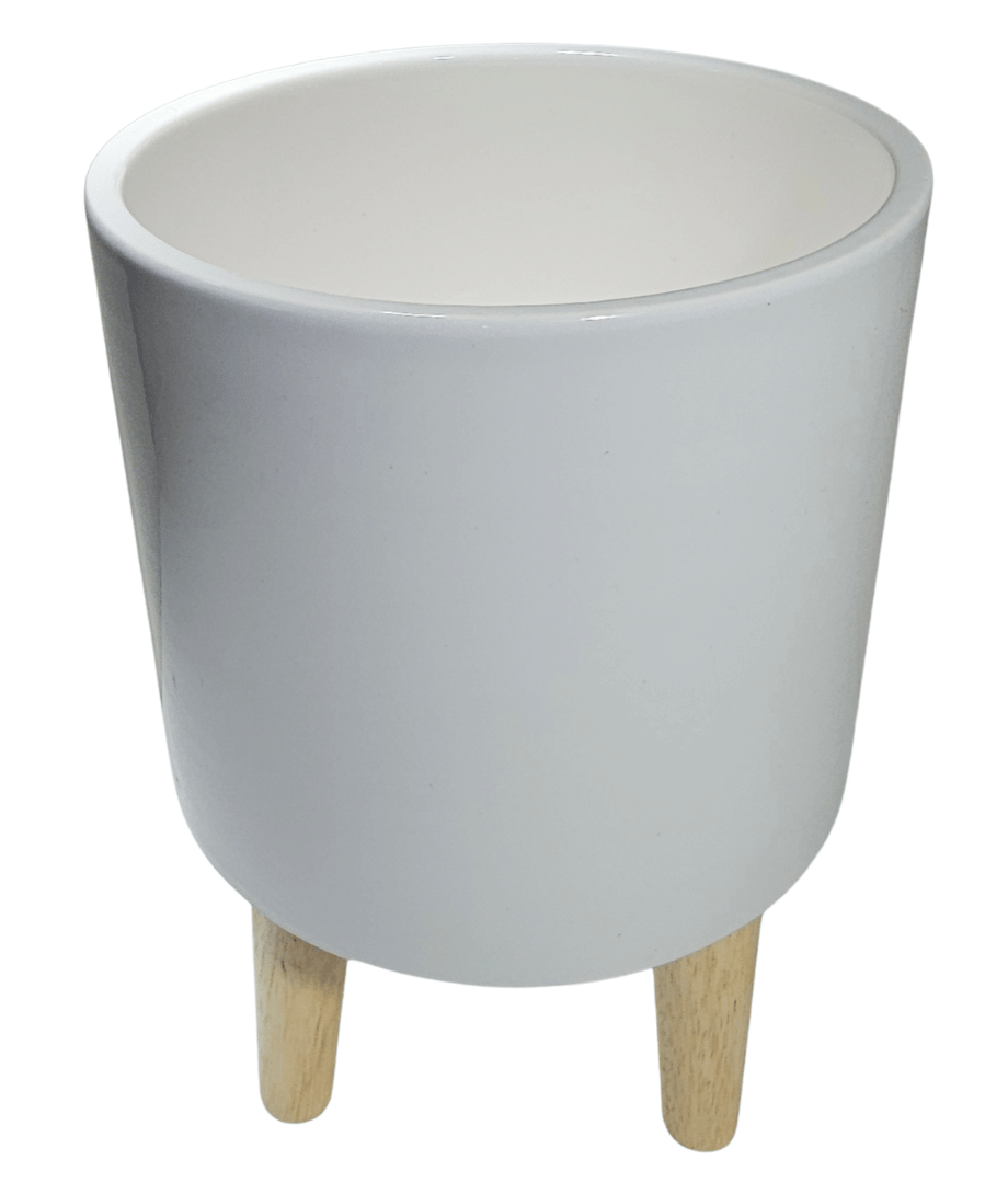 Maceta Ceramica C/Patas 23 Cm