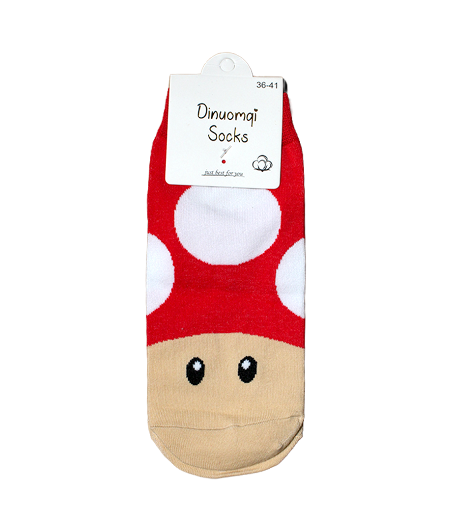 Media Calceta Corta C/Diseño Mario Bros surt