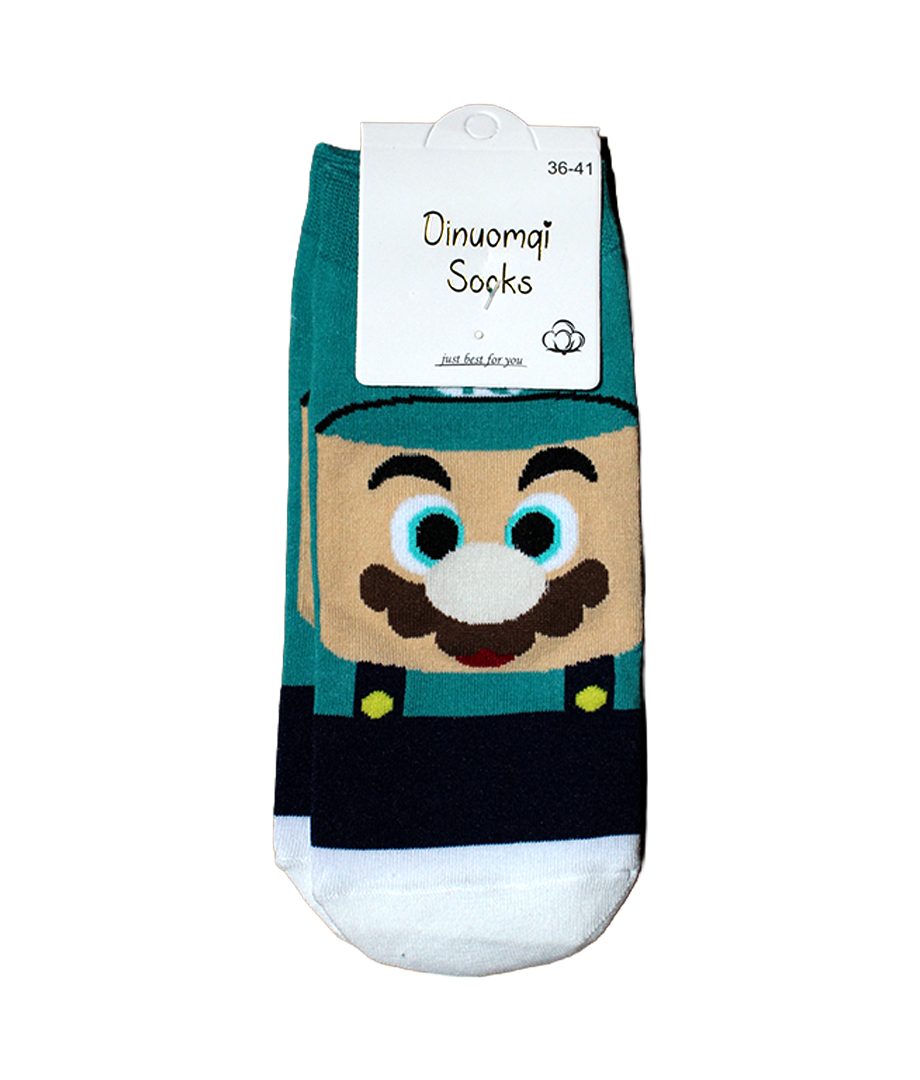 Media Calceta Corta C/Diseño Mario Bros surt