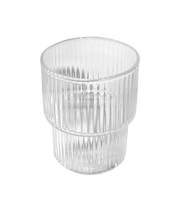 Vaso Vidrio C/Relieve 300Ml