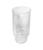 Vaso Vidrio con Relieve 400Ml