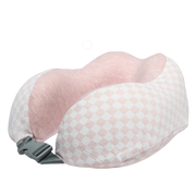Almohada para cuello de cuadros