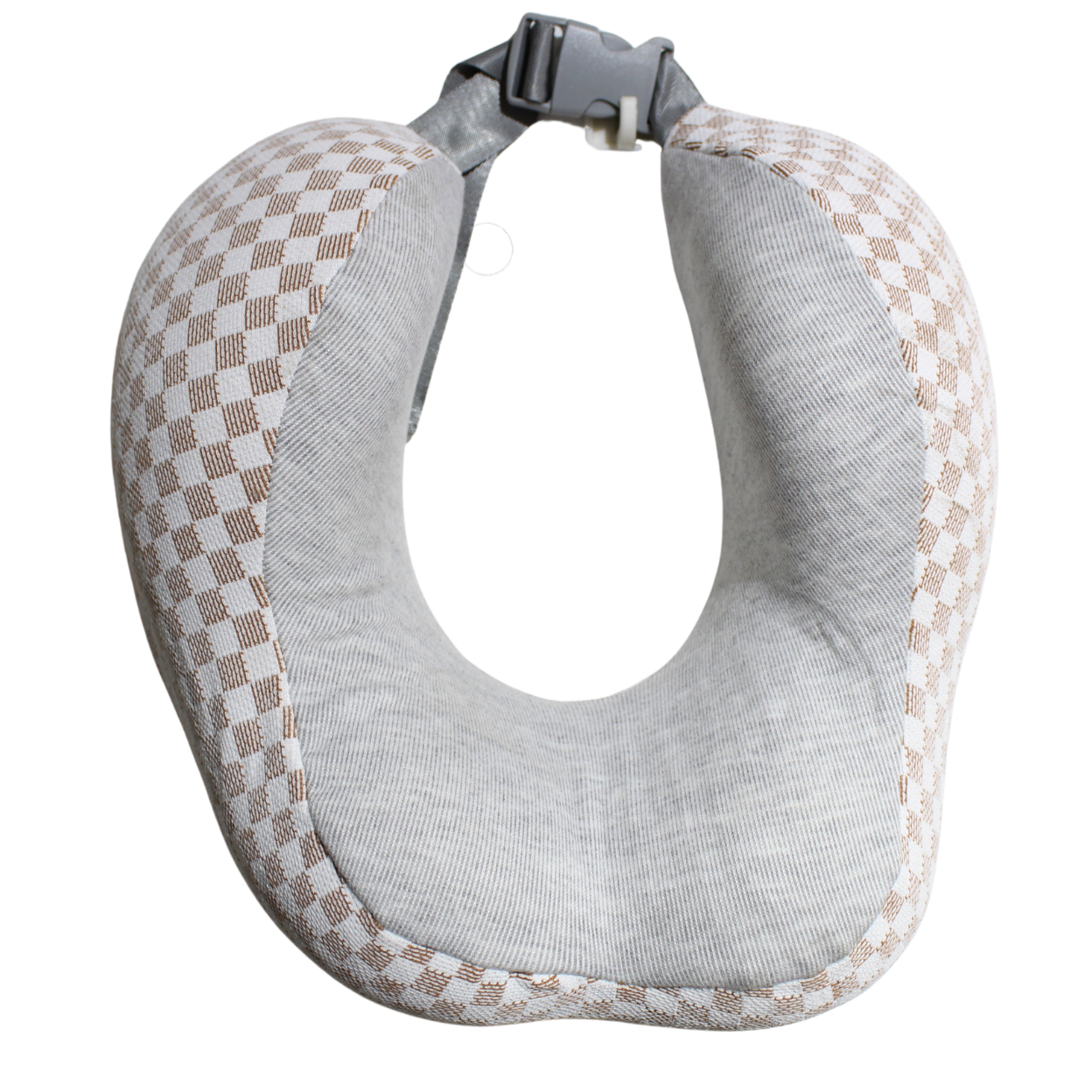 Almohada para cuello de cuadros