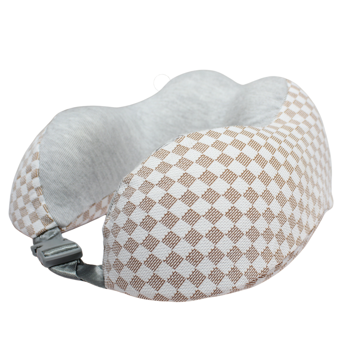Almohada para cuello de cuadros