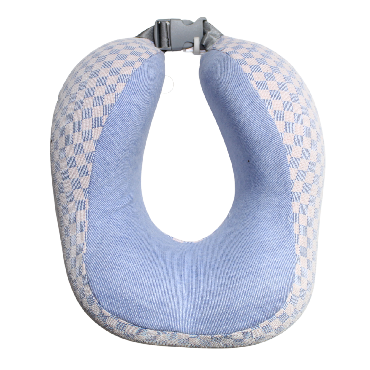 Almohada para cuello de cuadros