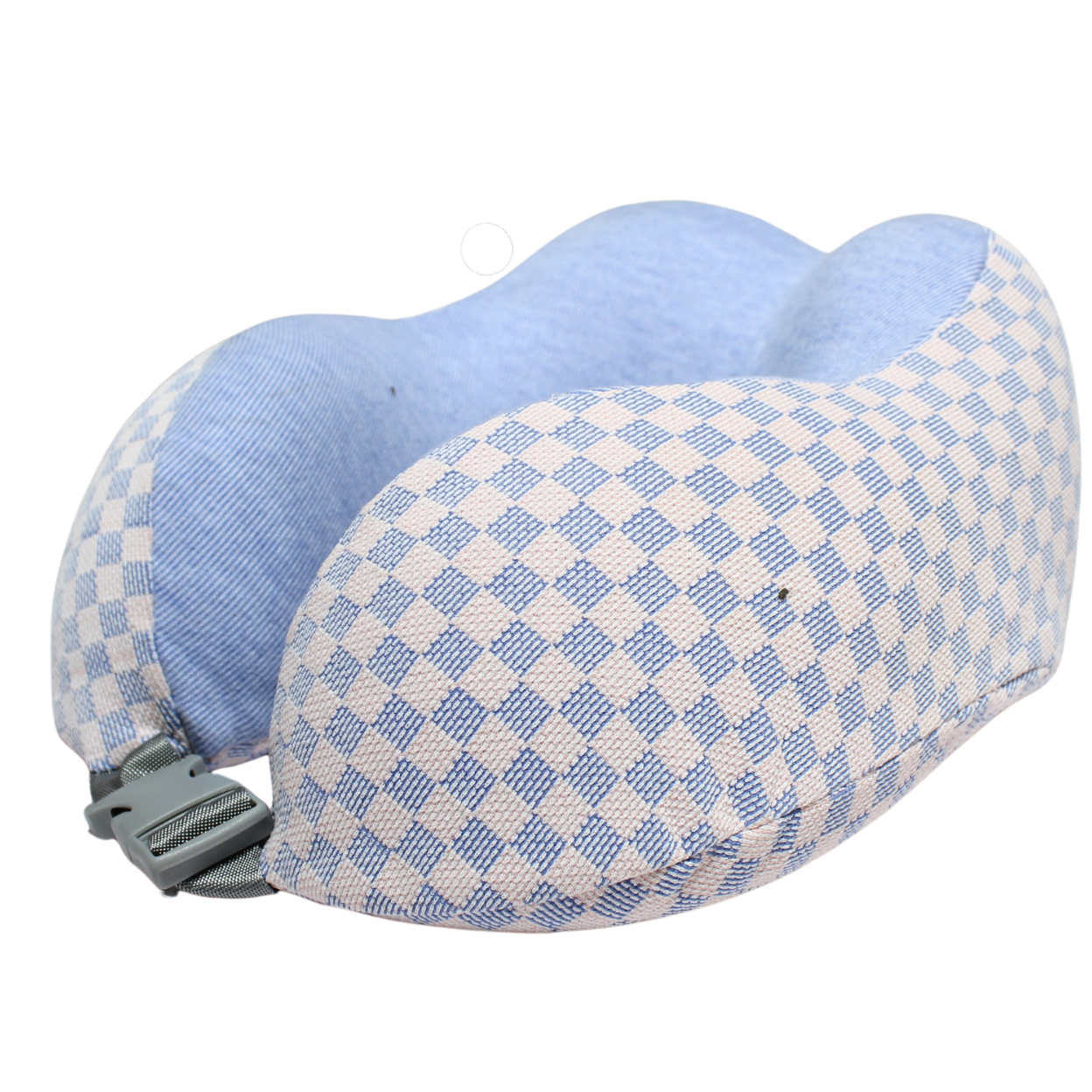 Almohada para cuello de cuadros