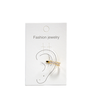 Ear Cuff Dorado/Plateado C/Zirconia