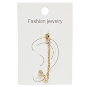 Ear cuff cadena dorado