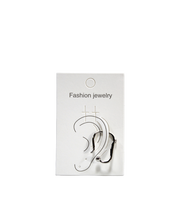 Ear Cuff Dorado/Plateado Grande C/Zirconia
