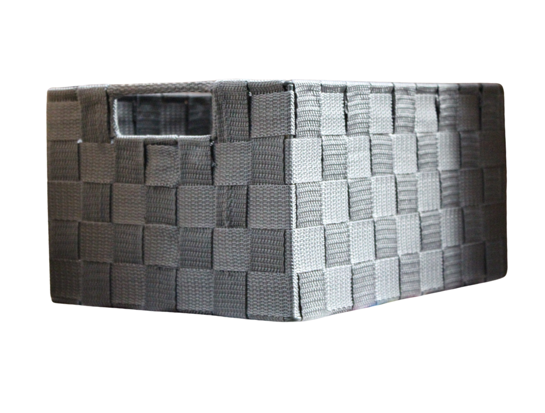 Canasta Plast Trenzada 14X20X26Cm