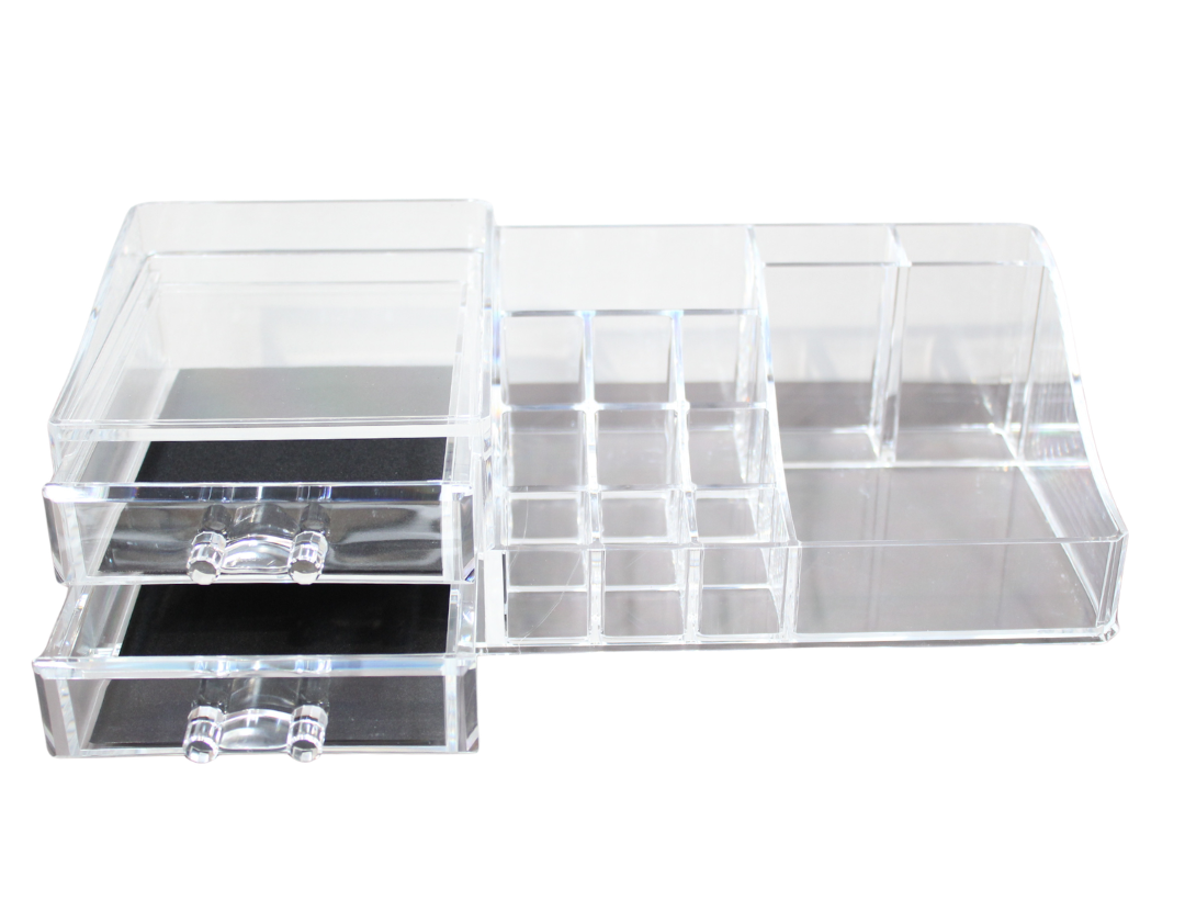 Organizador Acrilico P/Cosmeticos 9X30X14Cm