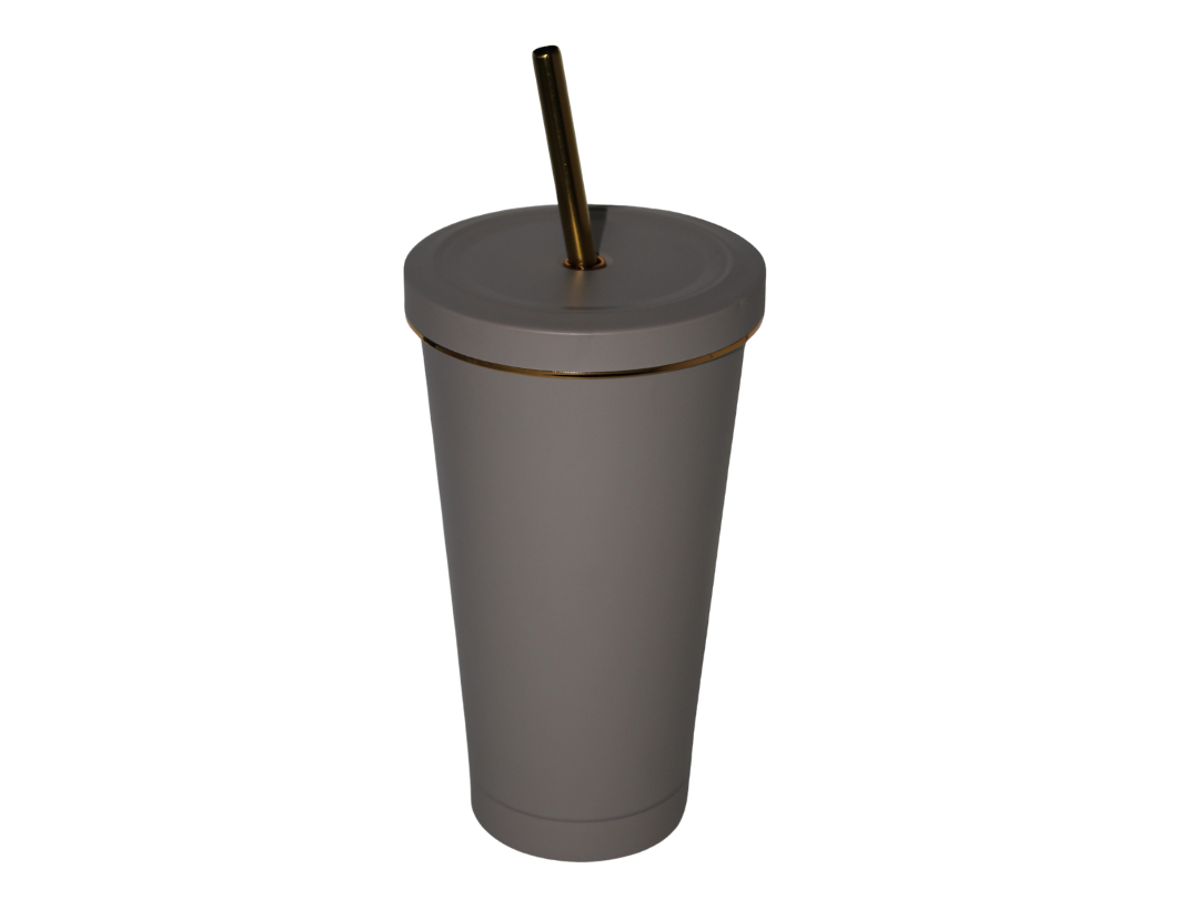 Vaso Termico C/ Pajilla 600Ml