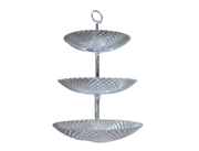 Bandejas Acrilicas 3 Niveles para postres Desmontable 39X26X26Cm