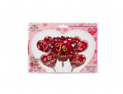 Globo Metalico Te Amo-Te Quiero 5Pcs