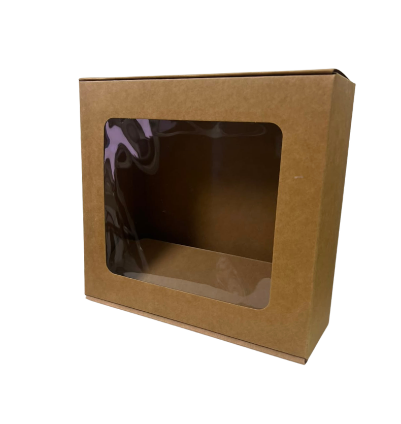 Caja Carton C/Ventana 22X20X8Cm