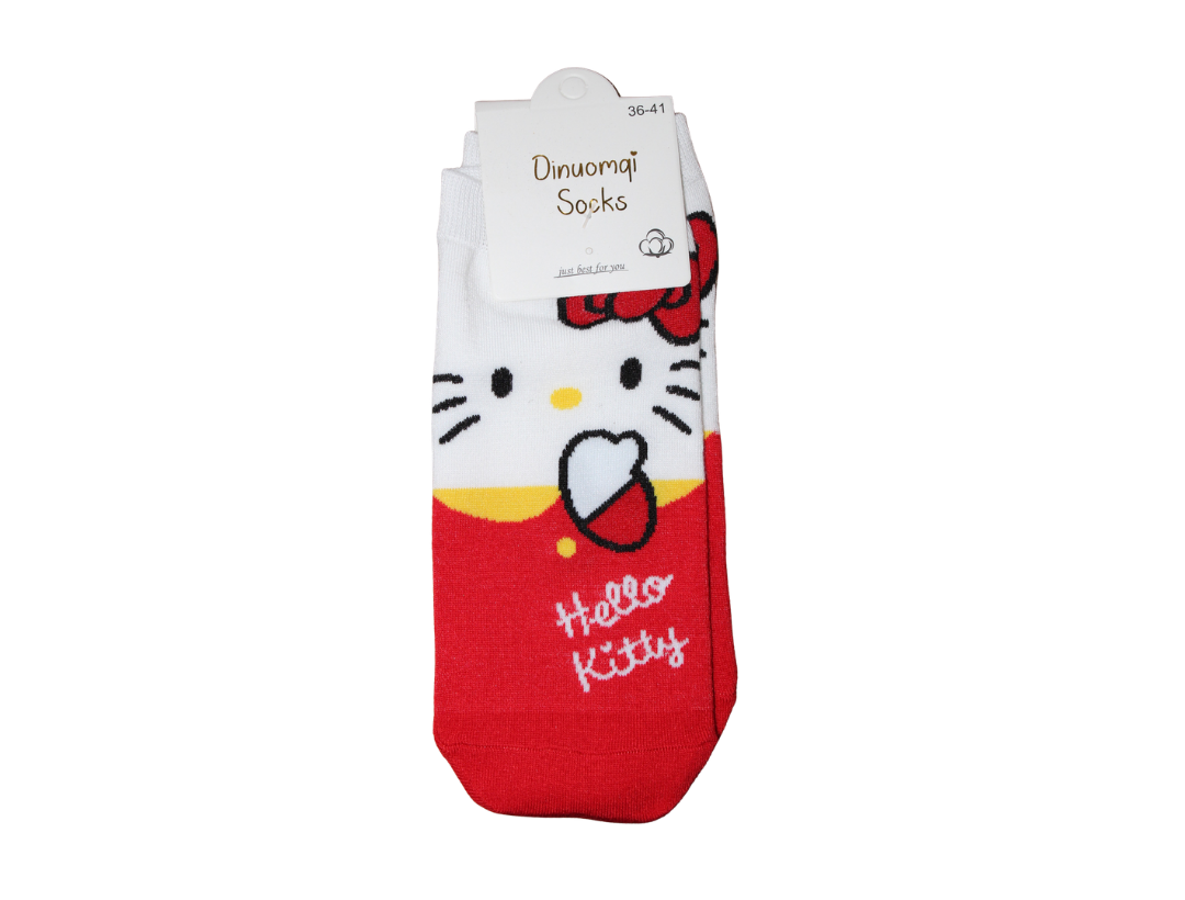 Media Calceta Corta C/Diseño Kitty