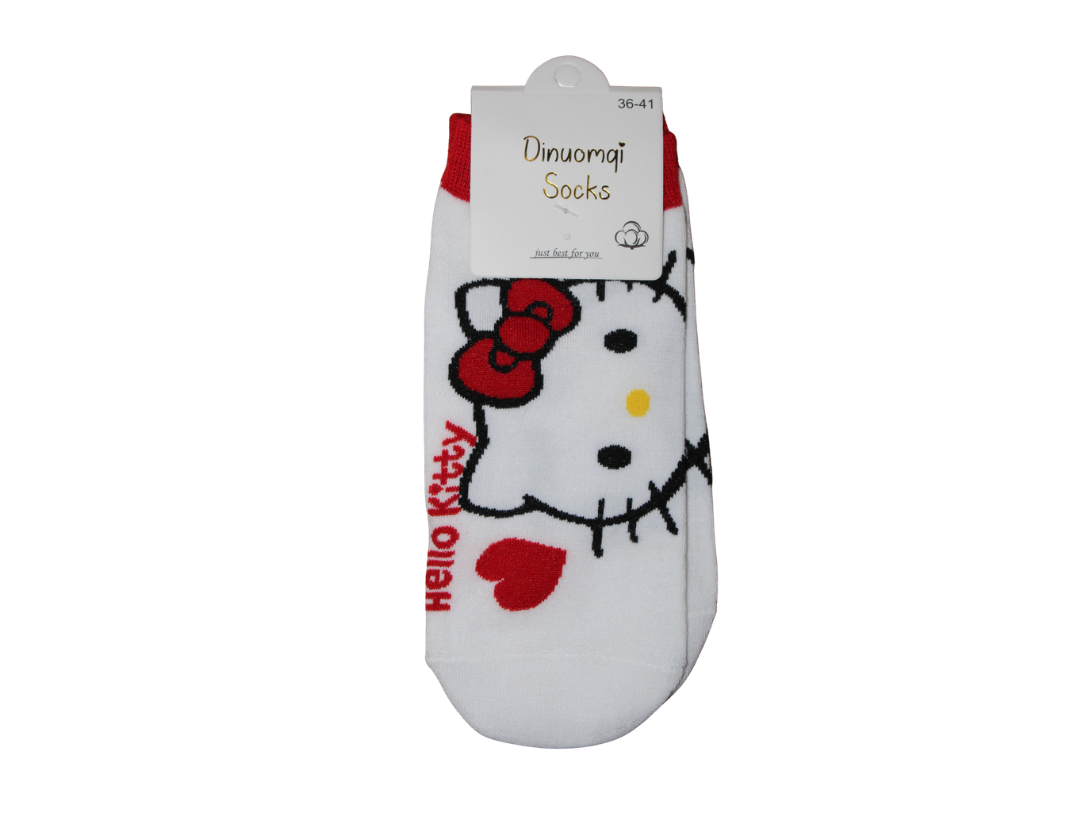 Media Calceta Corta C/Diseño Kitty