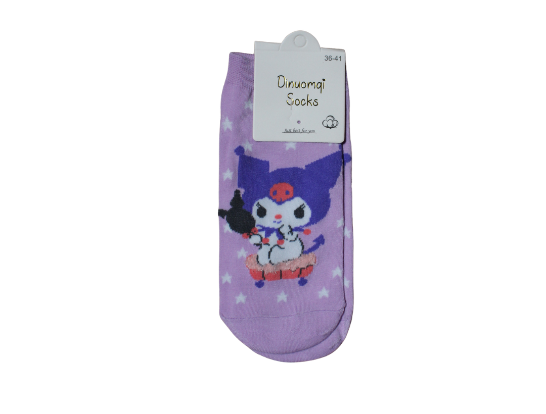 Media Calceta Corta C/Diseño Kuromi