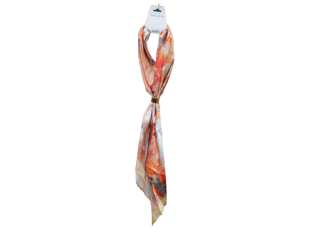 Pañoleta De Seda P/ Dama Col Surt 70X70Cm