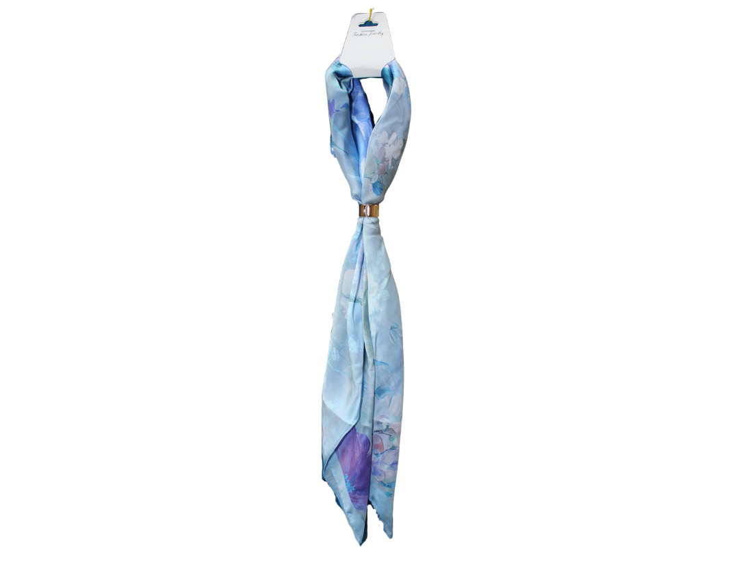 Pañoleta De Seda P/ Dama Col Surt 70X70Cm