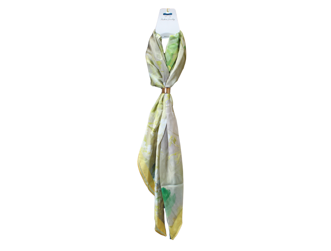 Pañoleta De Seda P/ Dama Col Surt 70X70Cm