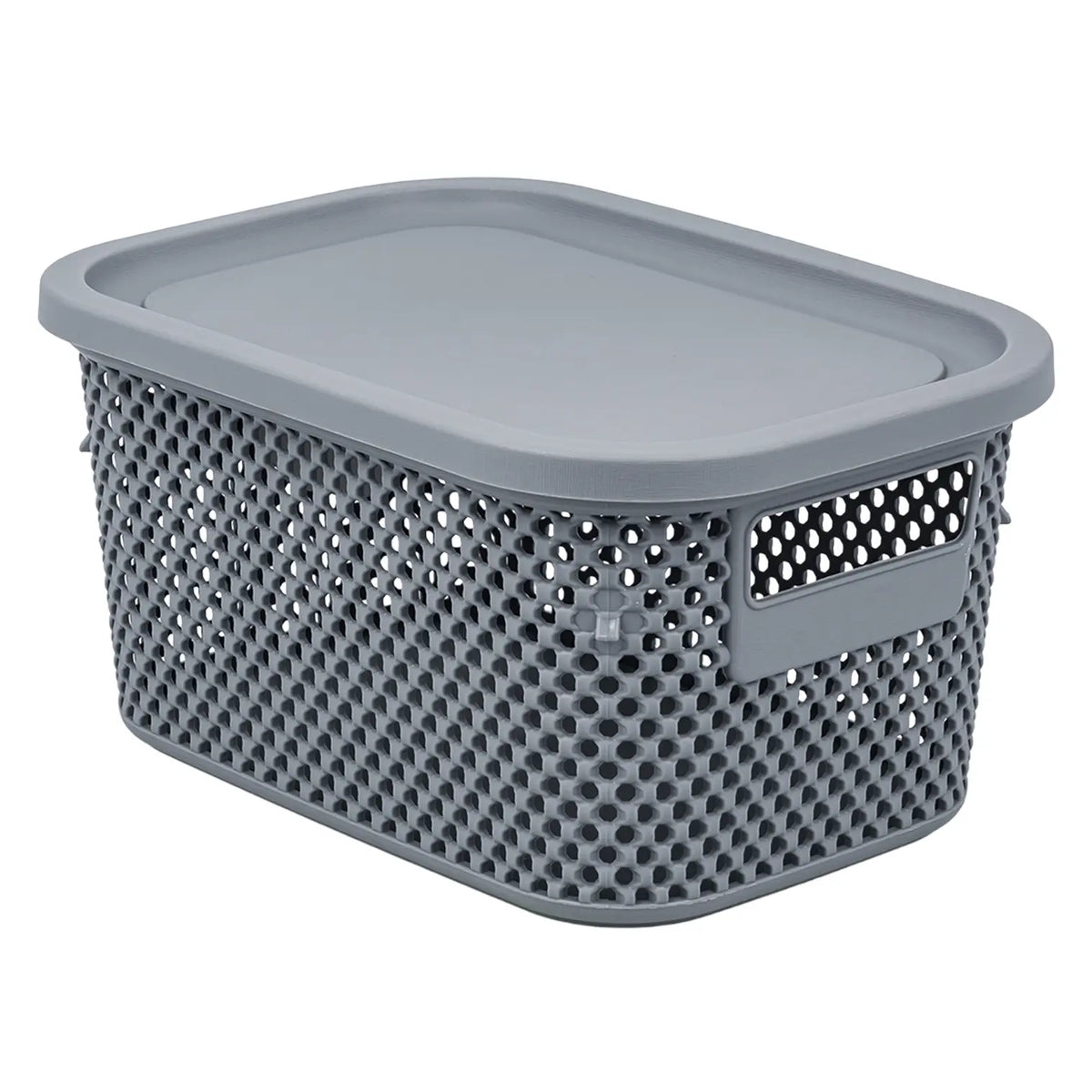 Canasta Plástica con Tapa, 4700 ml