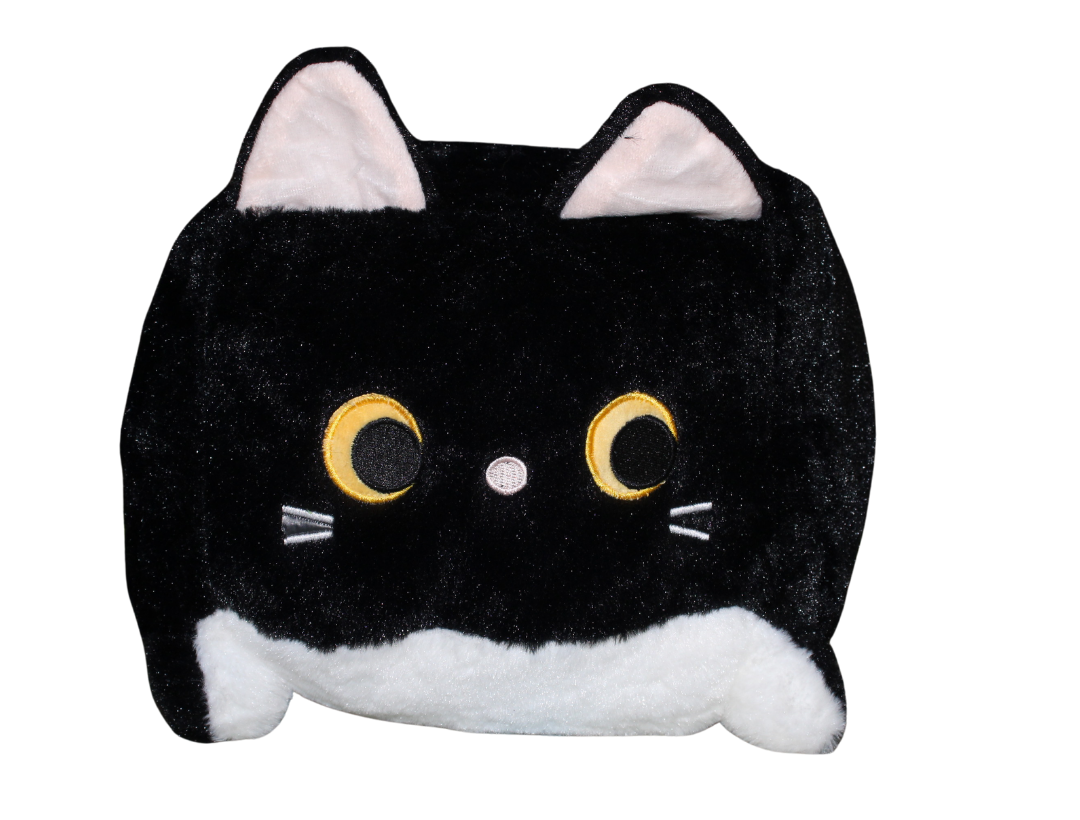 Peluche Gato Cuad Col Surt 20X25X25Cm