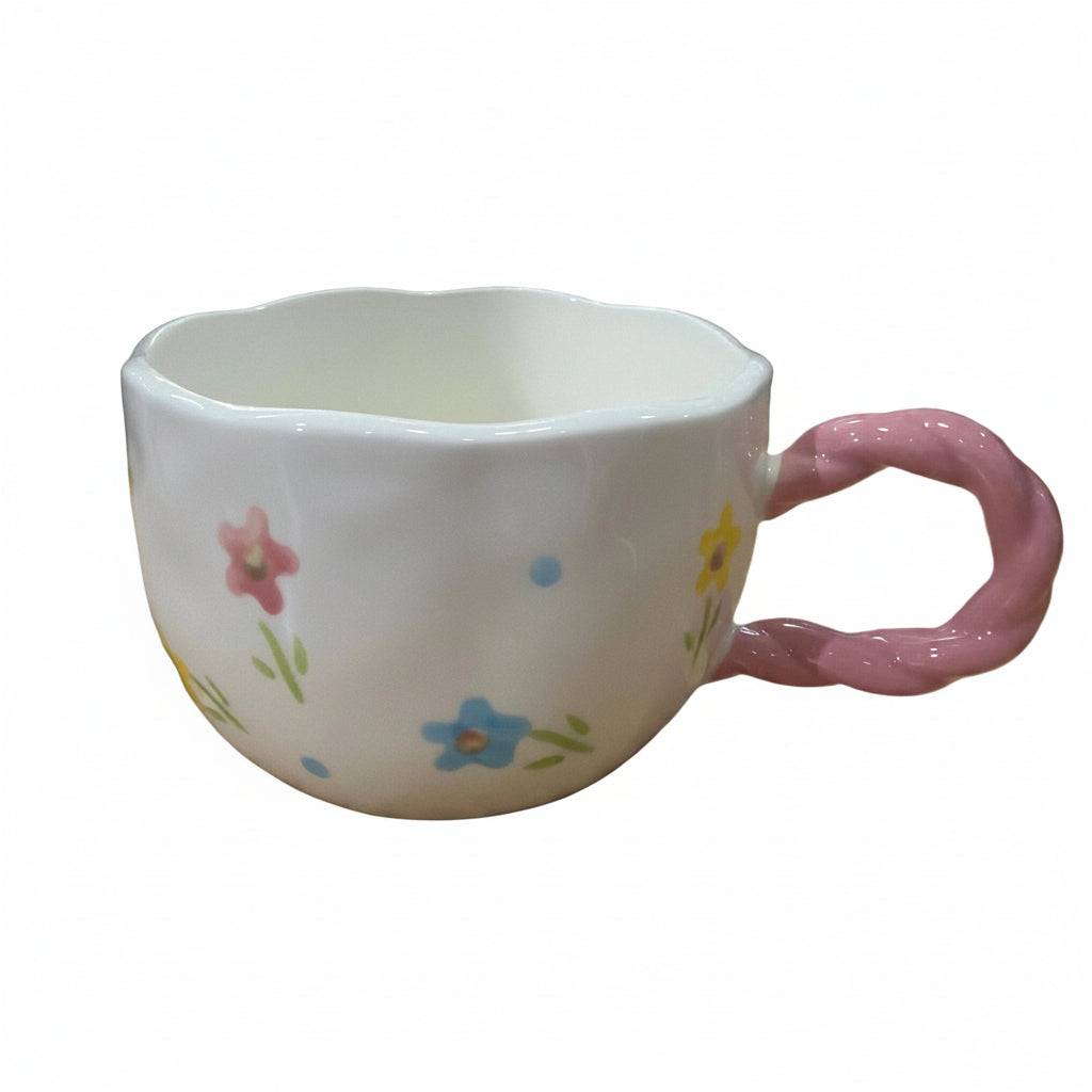 Jarra Ceramica de Flores