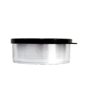 Recipiente 370 Ml Metalizada Plast C/Tapa Red