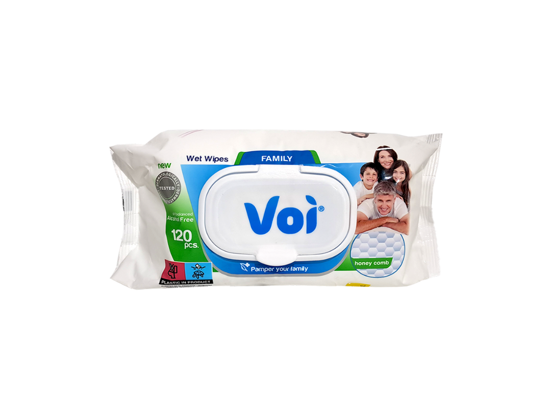 Toallitas Humedas Voi Family 120Uds